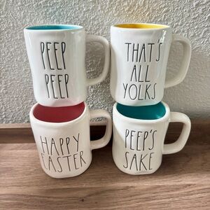 NWT Rae Dunn by Magenta Easter Coffee Mugs